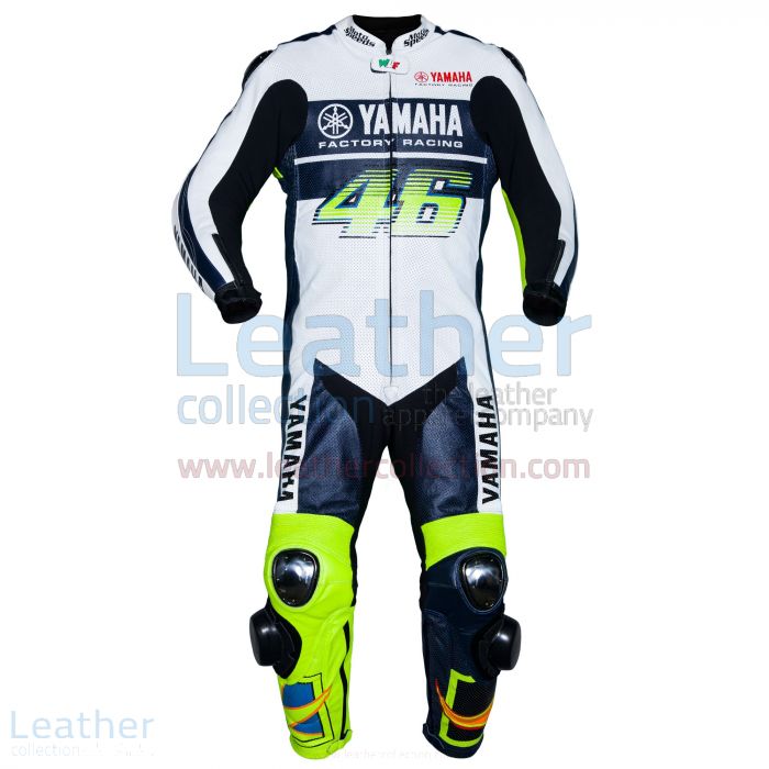 Valentino Rossi VR46 Yamaha Leather Suit front