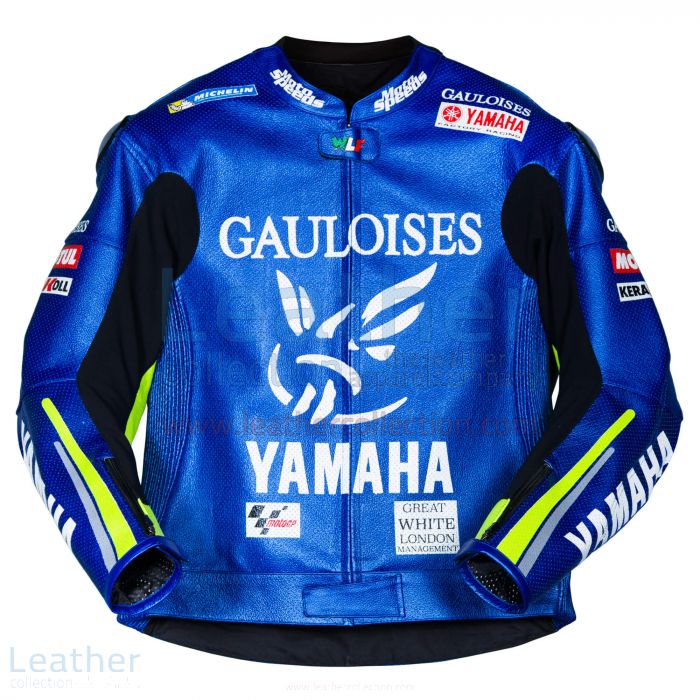 Pick up Valentino Rossi Yamaha MotoGP 2005 Leather Jacket for $450.00