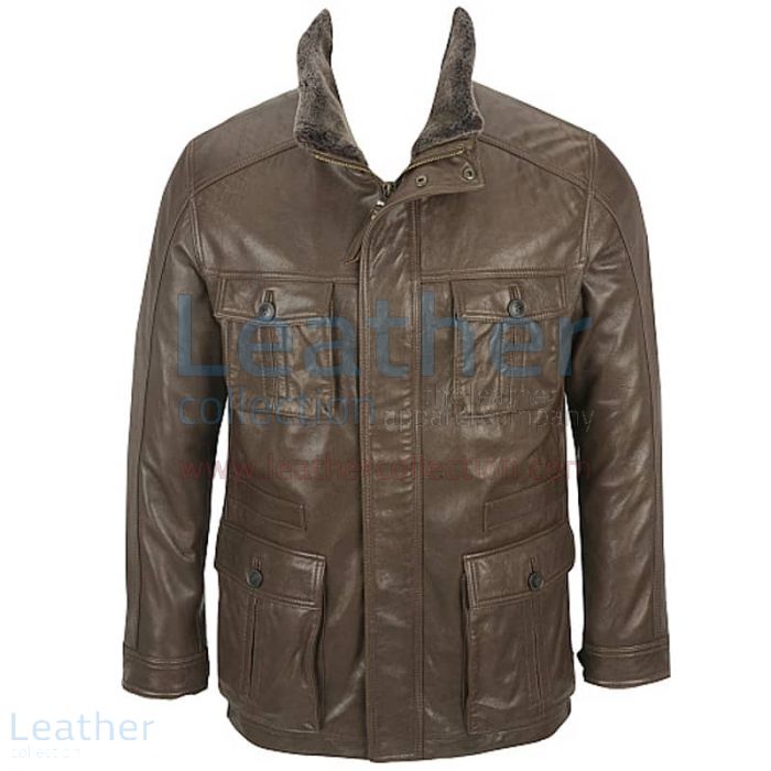 Bikers leather jacket mens