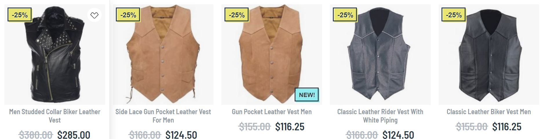 leather vest mens