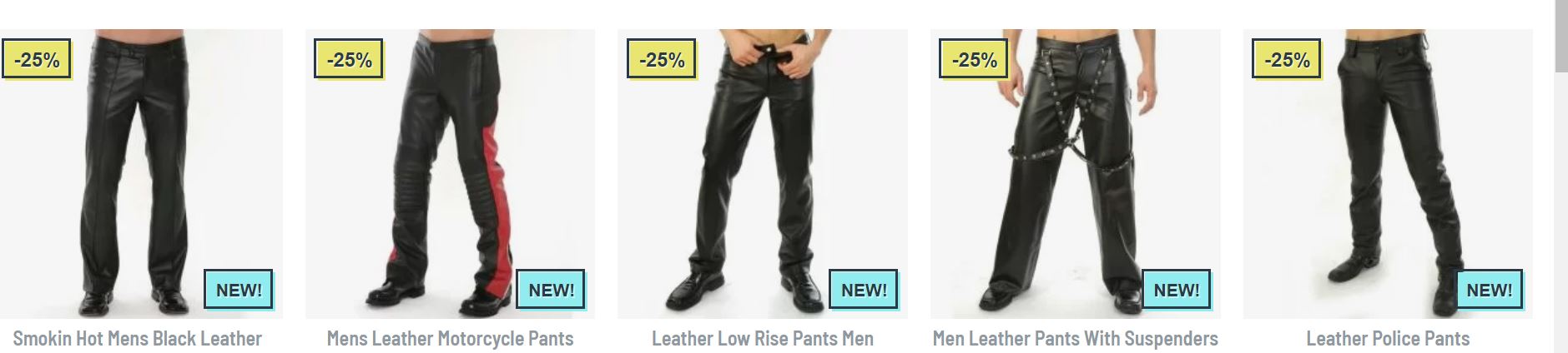 men leather pants