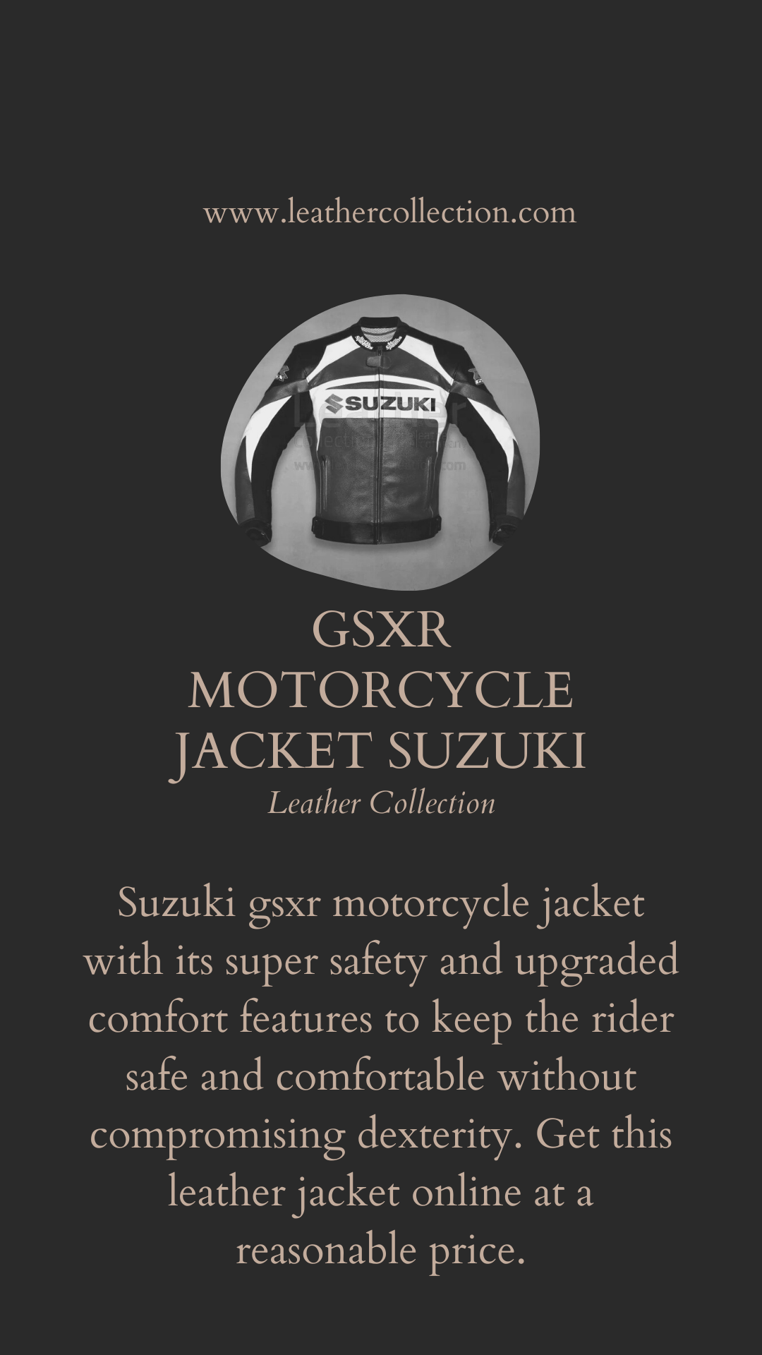 Suzuki gsxr motorcycle jacket