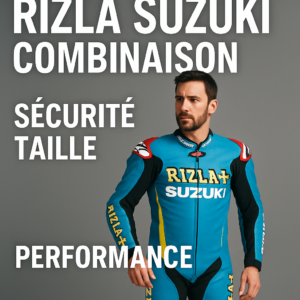 Rizla Suzuki Costume de Course Moto illustration for Comment choisir Rizla Suzuki Combinaison : sécurité taille et performanc