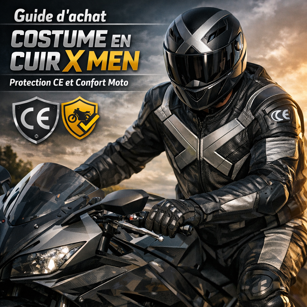 X MEN Costume en Cuir de Moto illustration for Guide d&rsquo;achat Costume en cuir X Men : protection CE et confort moto